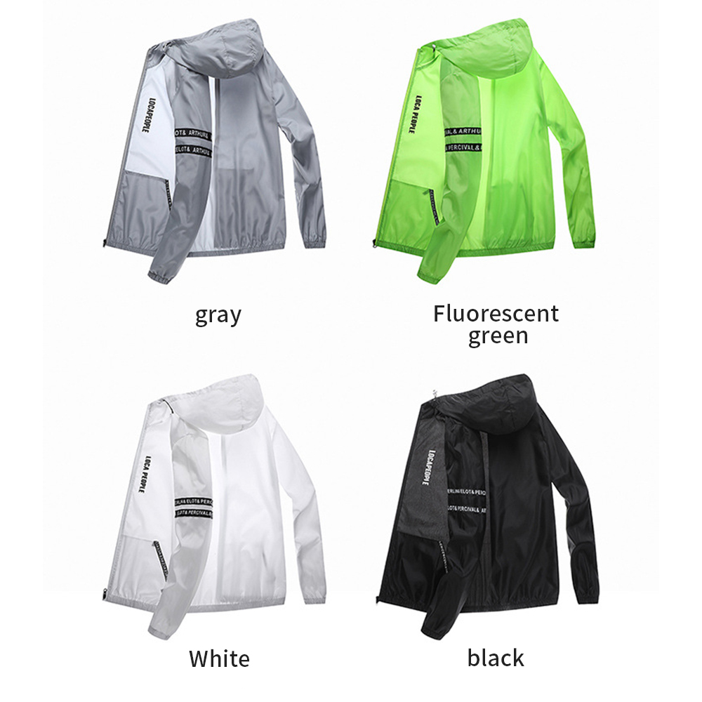 Running Gear Youth - Zonbescherming Heren Zomerfietsjack Sport Casual Jeugdjas