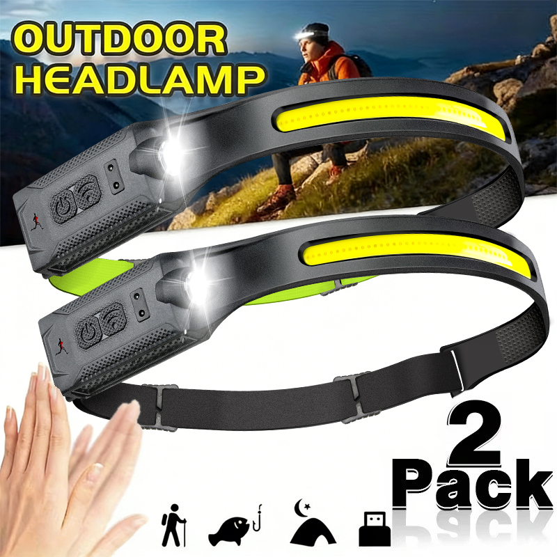 Running Headlamp Led - LED-koplamp Oplaadbare 3-modi Verlichting Koplamp Zaklamp