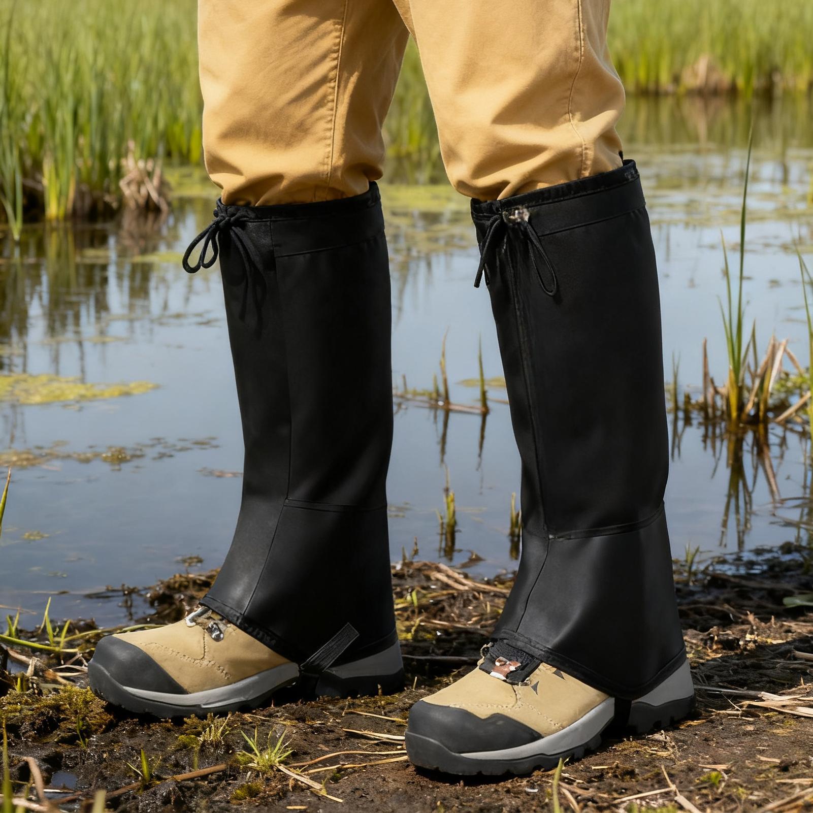 Running Gear Rain - nieuwe waterdichte beenkappen voor wandelen, verstelbare