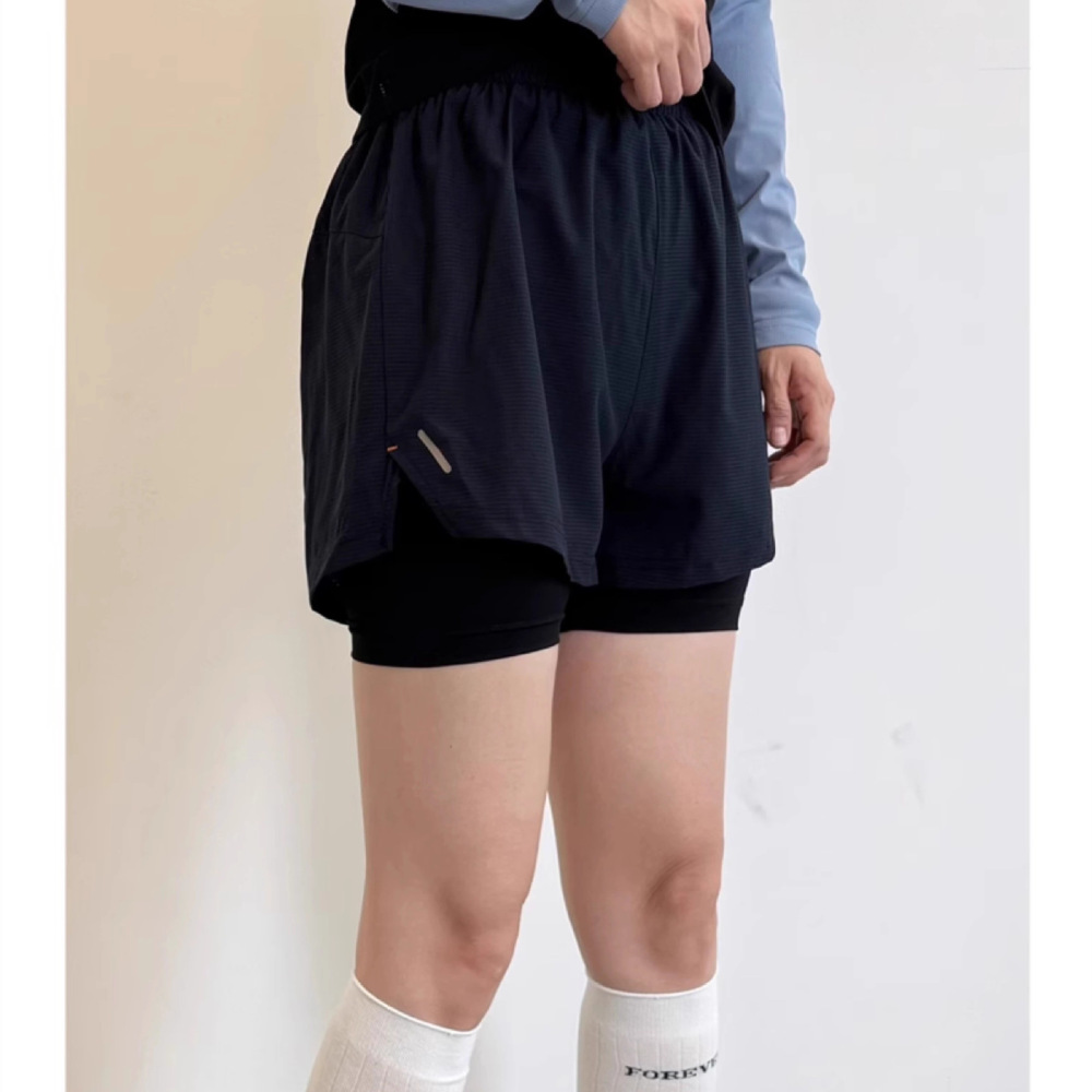 Running Gear Junior - Dames Atletische Workout Shorts 2-in-1 Elastische