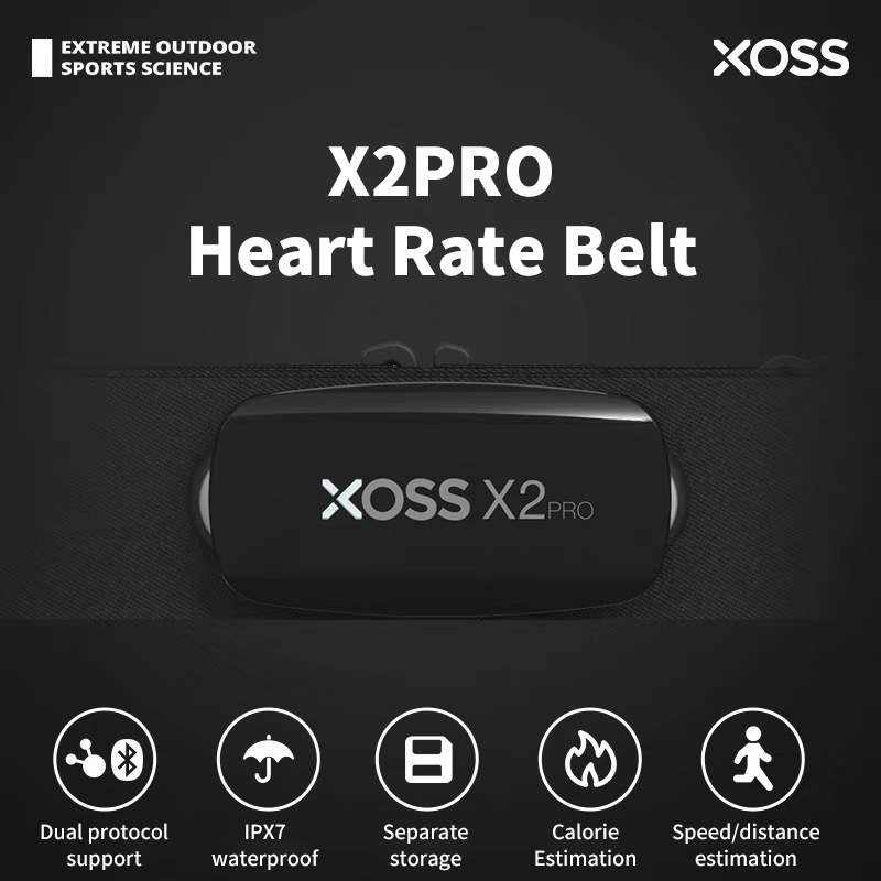 Heart Rate Strap Chest - Xoss X2 Pro Borstband Hartslagsensor Ipx7