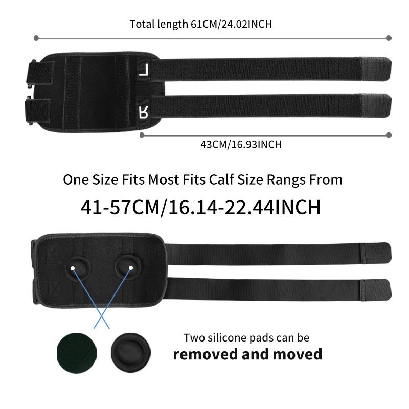 Running Recovery Gear - 1 paar kniesteunmouwen, ademende compressie-kniebrace voor