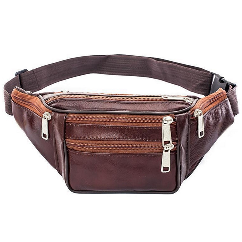 Running Gear Holder - Lederen Heren Taille Borsttas Dunne Buitensporten