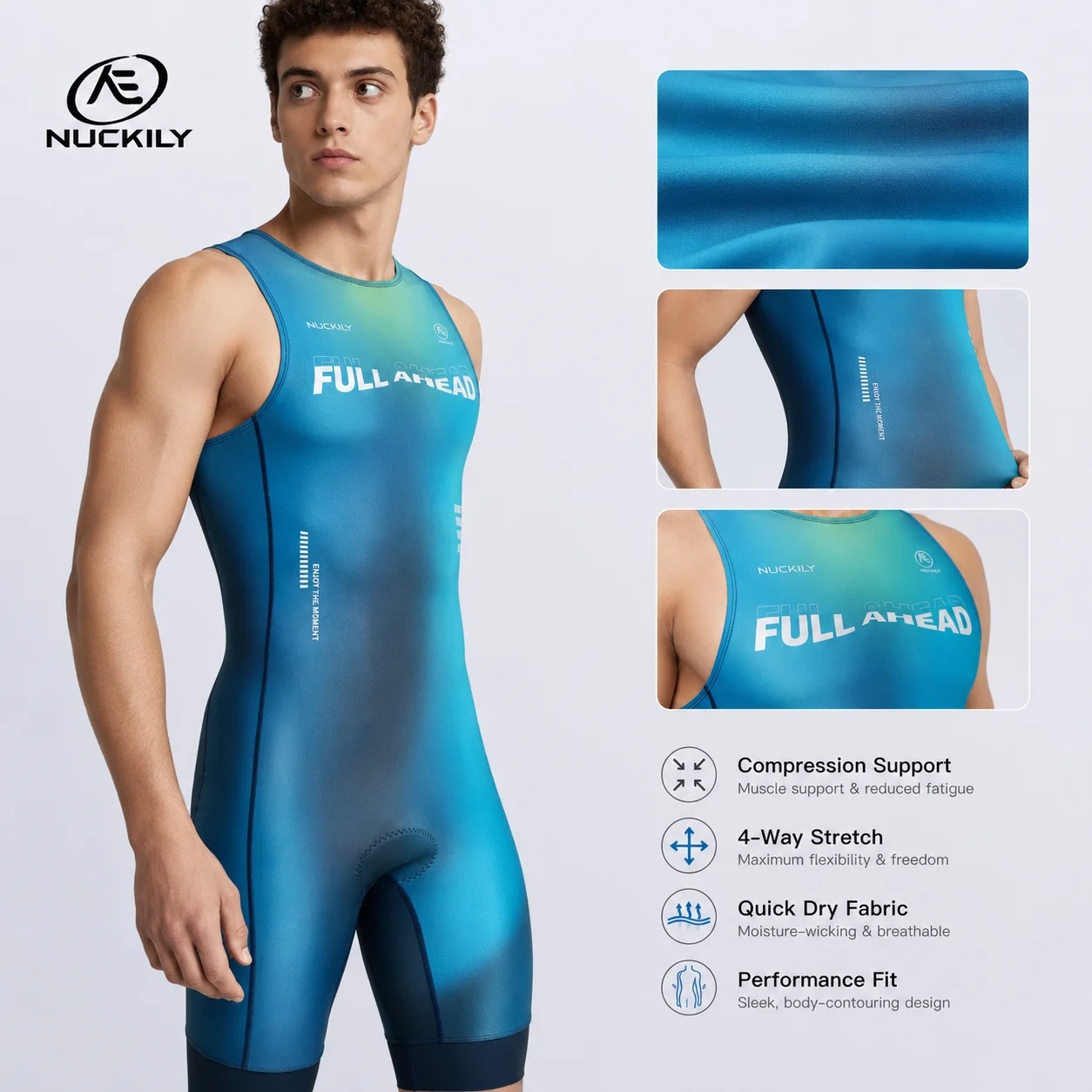 NUCKILY Triatlonpak Mouwloos J - Running Gear Youth recensie en prijs