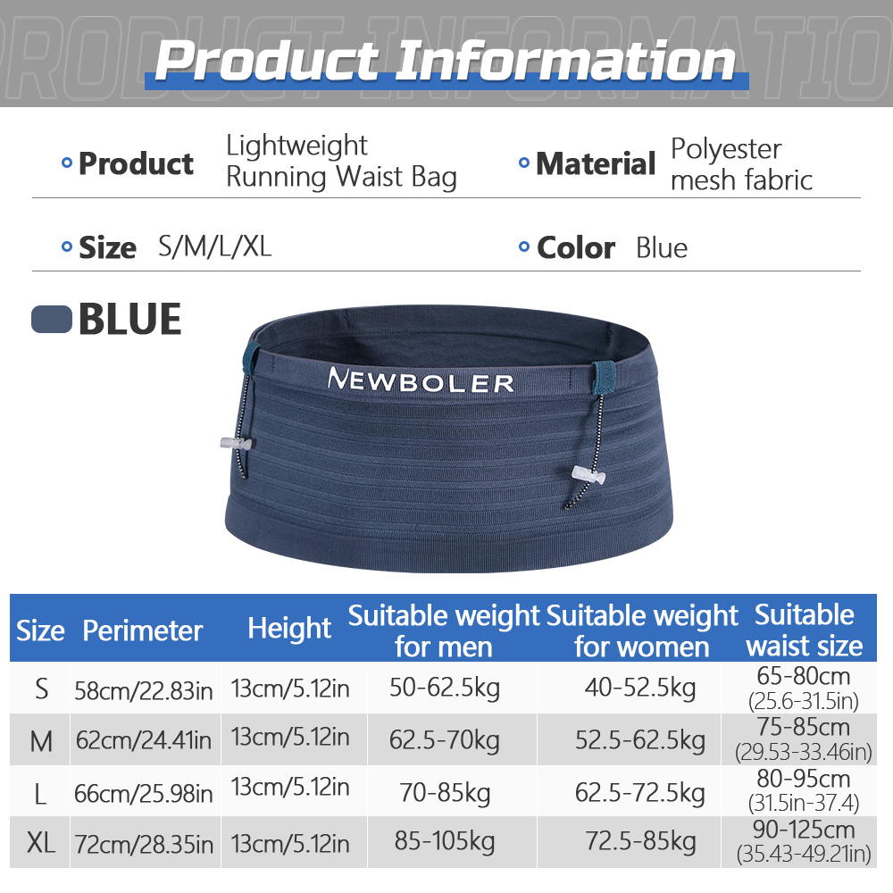 NEWBOLER elastische sportheupt - Running Gear Holder recensie en prijs