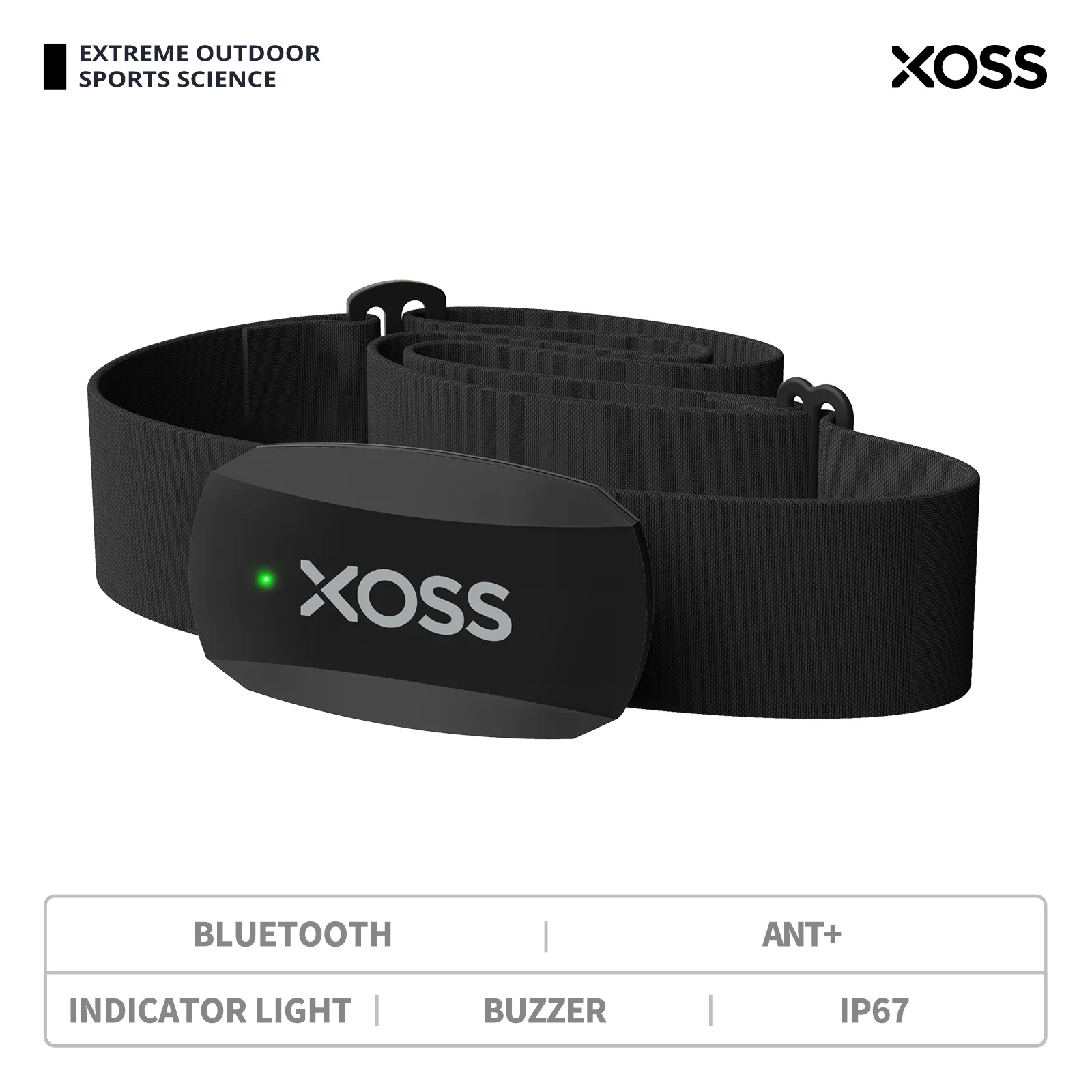 XOSS X2 Borstband Hartslagmete - Heart Rate Strap Chest recensie en prijs