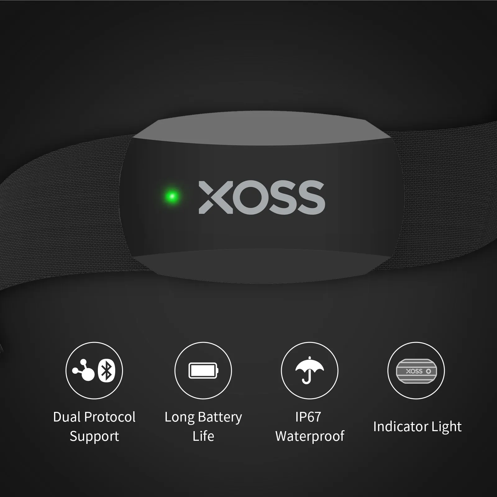 XOSS X2 Borstband Hartslagmete - Heart Rate Strap Chest recensie en prijs