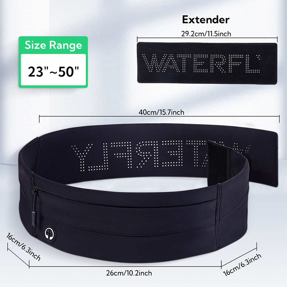 WATERFLY hardloopriem heuptasj - Running Gear Holder recensie en prijs