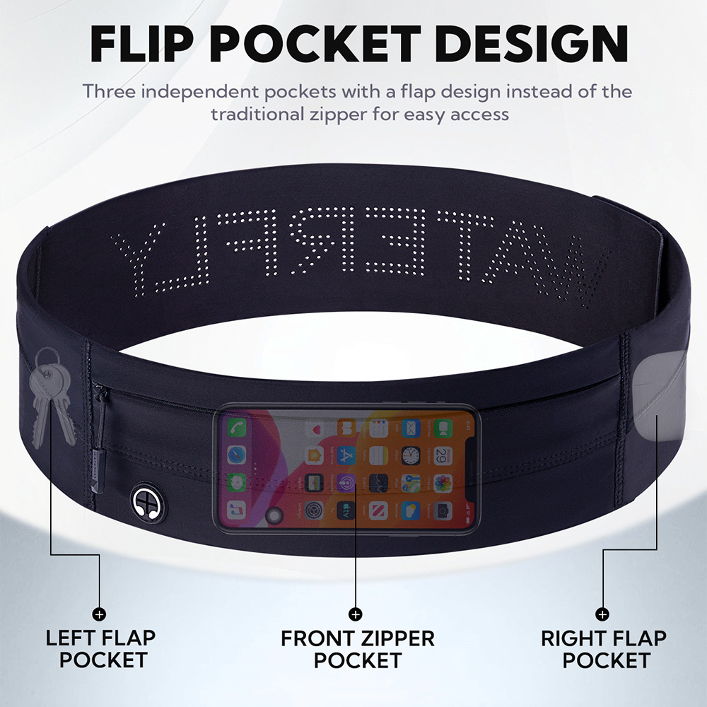 WATERFLY hardloopriem heuptasj - Running Gear Holder recensie en prijs